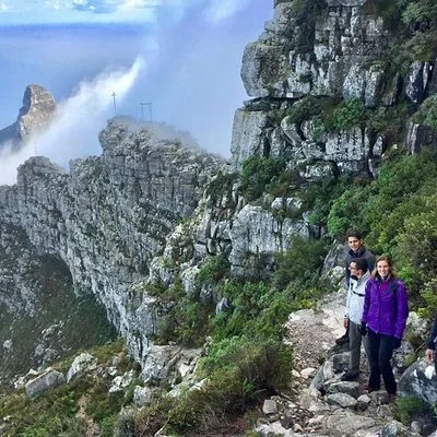 India Venster: sensational half-day route up Table Mountain